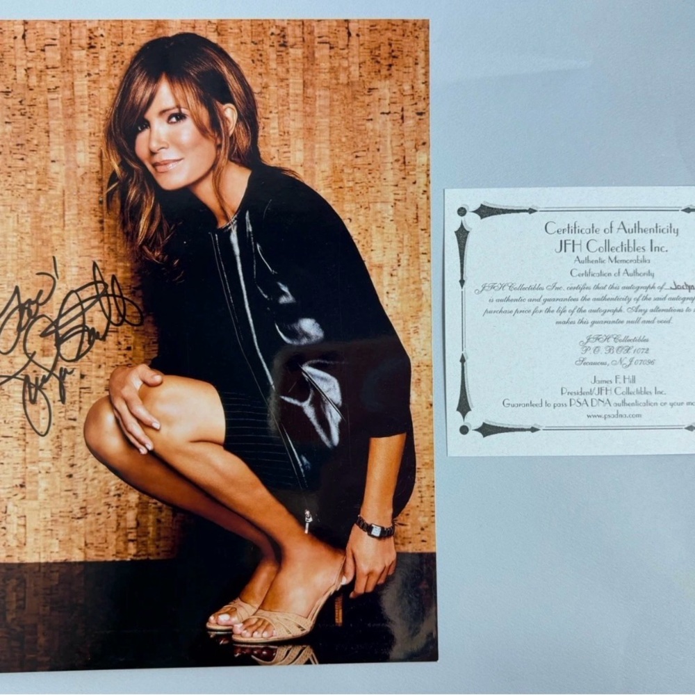 Jaclyn Smith Signed 8x10 Photo Autograph Charlie's Angels
